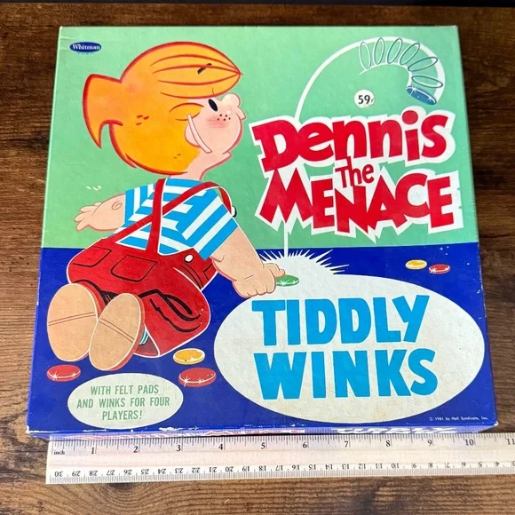 1961 Dennis the Menace “Tiddly Winks” Game - Picture 2 of 10
